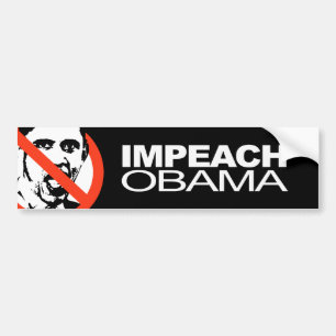 Pegatina Para Coche Anti-Obama - acuse a Obama