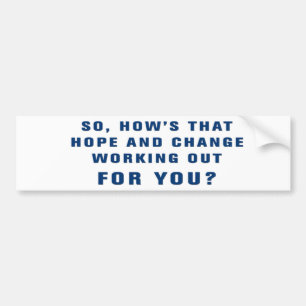 Pegatina Para Coche Anti-Obama Bumpersticker