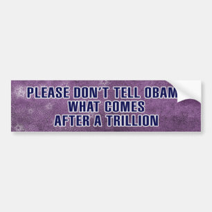 Pegatina Para Coche Anti-Obama BumperSticker