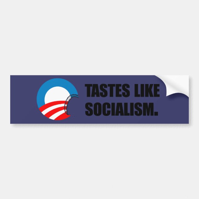 Pegatina Para Coche Anti-Obama Bumpersticker - los gustos tienen gusto (Frente)
