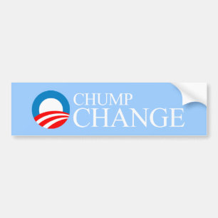 Pegatina Para Coche Anti-Obama - cambio del zoquete