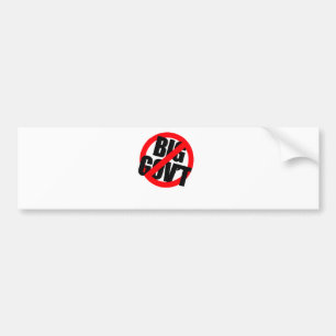Pegatina Para Coche Anti-Obama - gobierno grande Anti