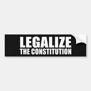 Pegatina Para Coche ANTI-OBAMA- legalice la constitución