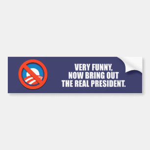 Pegatina Para Coche ANTI-OBAMA- muy divertido, ahora ponga en