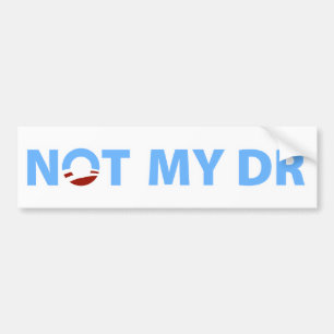Pegatina Para Coche Anti-Obama: No mi médico