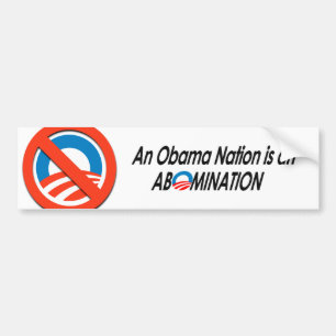 Pegatina Para Coche Anti-Obama - Obamanation 2