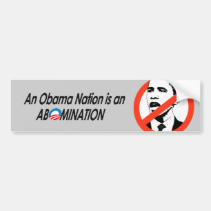 Pegatina Para Coche Anti-Obama - Obamanation 2