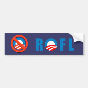 Pegatina Para Coche Anti-Obama - ROFL