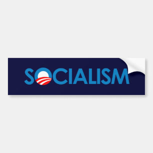 Pegatina Para Coche Anti-Obama - socialismo