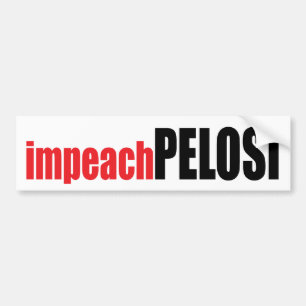 Pegatina Para Coche Anti-Pelosi: Acuse Pelosi