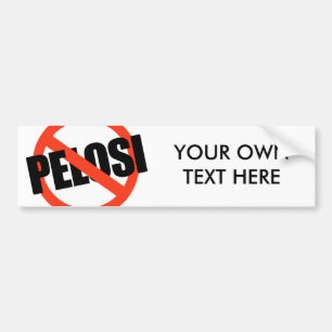 Pegatina Para Coche Anti-Pelosi/Anti-Nancy Pelosi