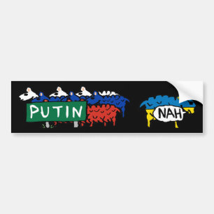 Pegatina Para Coche Anti Putin