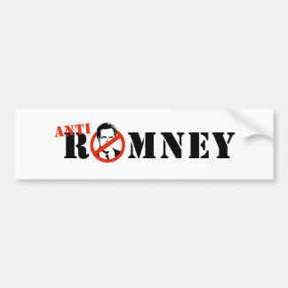 PEGATINA PARA COCHE ANTI-ROMNEY
