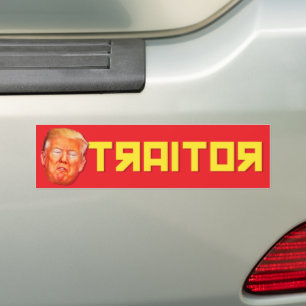 Pegatina Para Coche Anti Trump, traidor de marionetas ruso