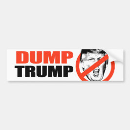 PEGATINA PARA COCHE ANTI-TRUMP - TRIUNFO DE LA DESCARGA -