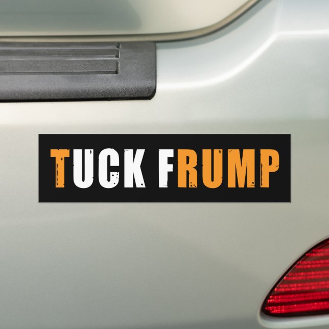 Pegatina Para Coche anti trump Tuck Frump F trump Funny (en coche)