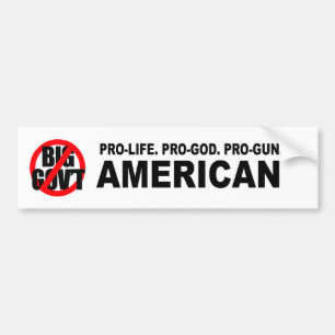 Pegatina Para Coche Antiabortista. Favorable-Dios. Americano del
