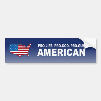 Pegatina Para Coche Antiabortista. Favorable-Dios. Americano del
