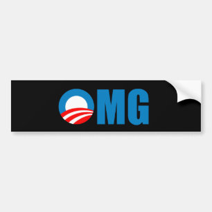 Pegatina Para Coche AntiObama OMG
