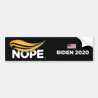 Pegatina Para Coche AntiTrump, Trump No, Biden 2020