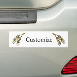 Pegatina Para Coche Apache Feathers Thunder_Cove