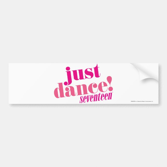 Pegatina Para Coche Apenas danza - rosa (Frente)