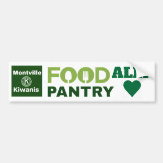 Pegatina Para Coche Apoyar la despensa de alimentos Montville Kiwanis