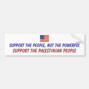 Pegatina Para Coche Apoye a la gente palestina