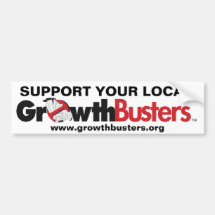 Pegatina Para Coche Apoye su GrowthBusters local