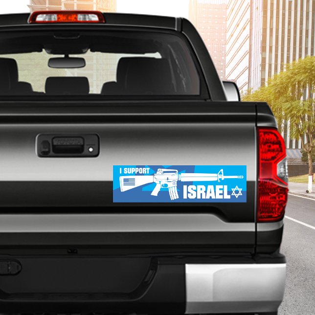 Pegatina Para Coche Apoyo a Israel (Subido por el creador)