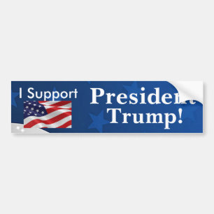 Pegatina Para Coche ¡Apoyo a presidente Trump!