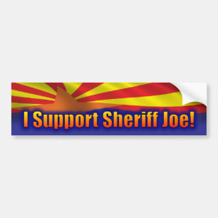 Pegatina Para Coche Apoyo al sheriff Joe - ayuda Arizona