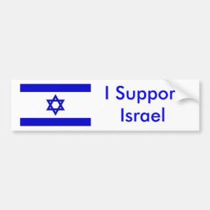 Pegatina Para Coche Apoyo Israel