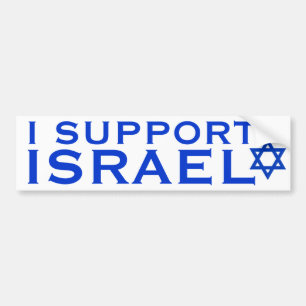 Pegatina Para Coche Apoyo Israel