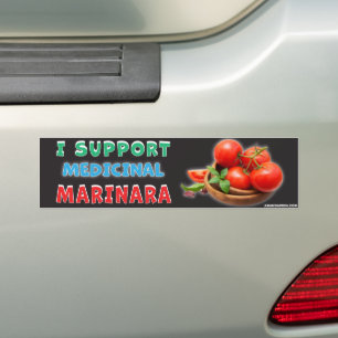 Pegatina Para Coche Apoyo la Marinara Medicinal