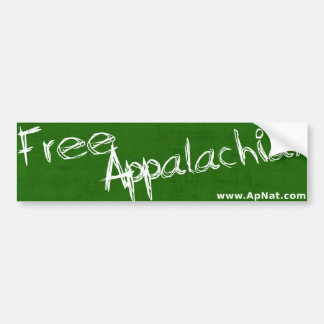 Pegatina Para Coche ¡Appalachia libre! Bumpersticker