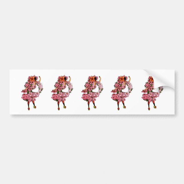 Pegatina Para Coche Apple Blossom (Frente)