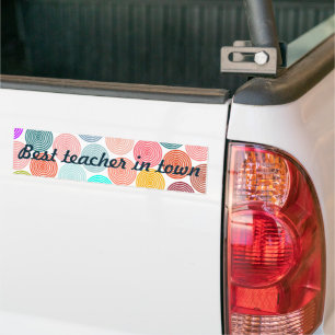 Pegatina Para Coche Apreciación del profesor