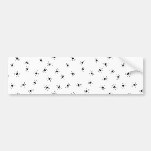 Pegatina Para Coche Aracnofobia (Arañas) (Insectos cobardes asquerosos (Frente)