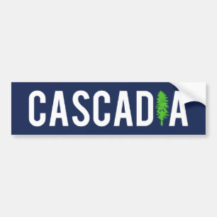 Pegatina Para Coche Árbol de Cascadia