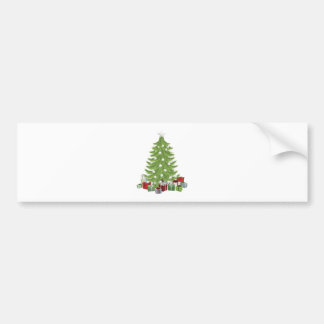 Pegatina Para Coche Árbol de navidad tradicional