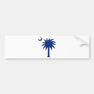 Pegatina Para Coche Árbol del Palmetto de Carolina del Sur