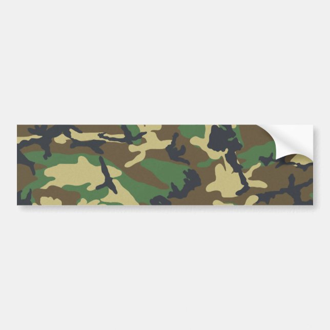 Pegatina Para Coche Arbolado Camo (Frente)