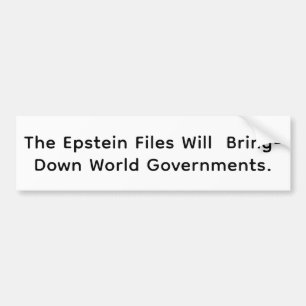 Pegatina Para Coche Archivos de Epstein Terminará Gobiernos Hankamer A