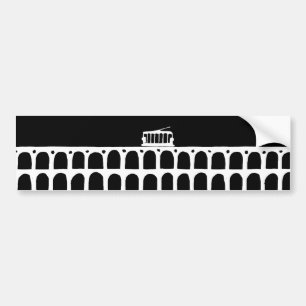 Pegatina Para Coche Archs of Lapa Rio in black