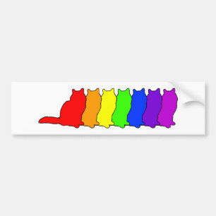 Pegatina Para Coche Arco iris Birman