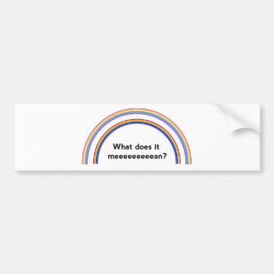 Pegatina Para Coche Arco iris doble