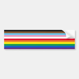 Pegatina Para Coche Arcoiris de Lgbtq 11 franjas incluida bandera del 