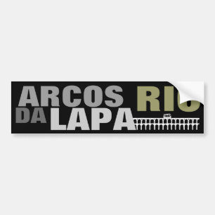 PEGATINA PARA COCHE ARCOS DA LAPA - RÍO