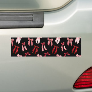 Pegatina Para Coche Arcos rojos en negro